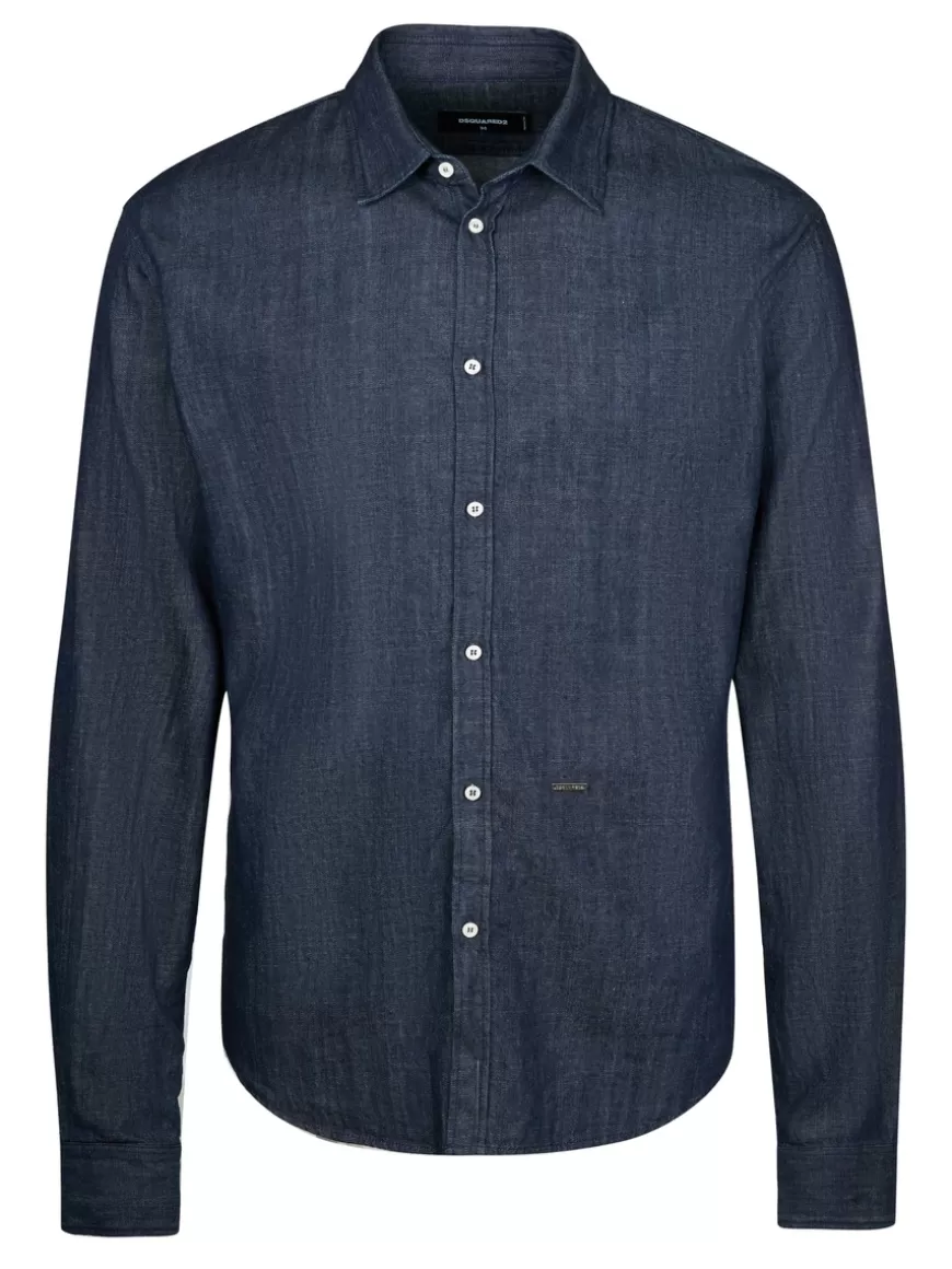 Dsquared2 Shirt Blue Cheap