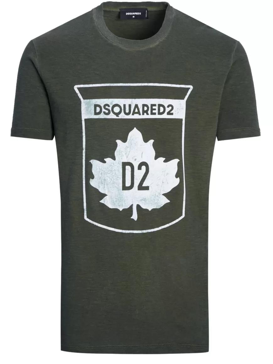 Dsquared2 T-shirt Green Flash Sale