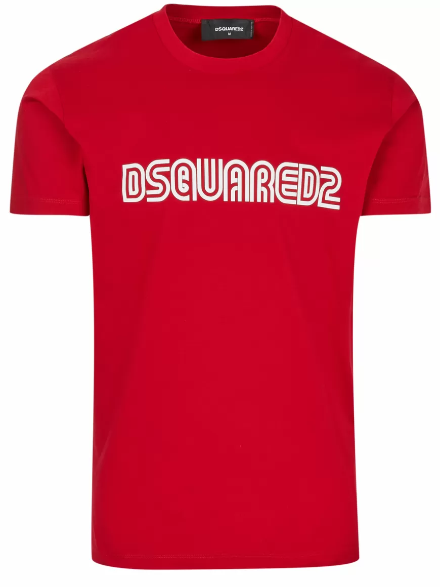 Dsquared2 T-shirt Red New