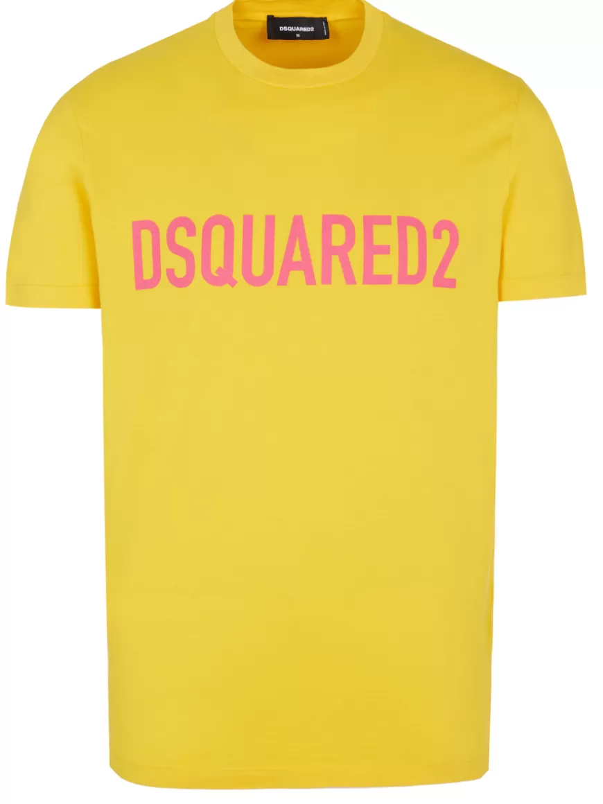 Dsquared2 T-shirt Yellow Clearance