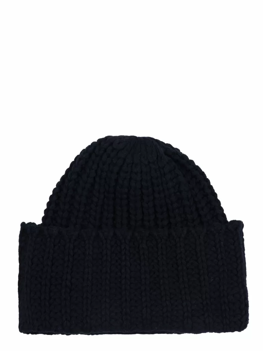 Emporio Armani Beanie Black Best Sale