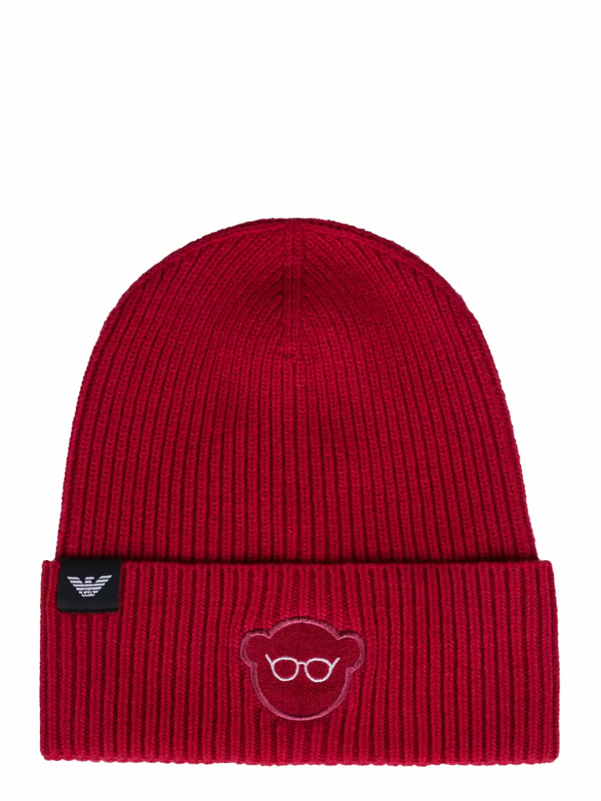 Emporio Armani Beanie Red Store