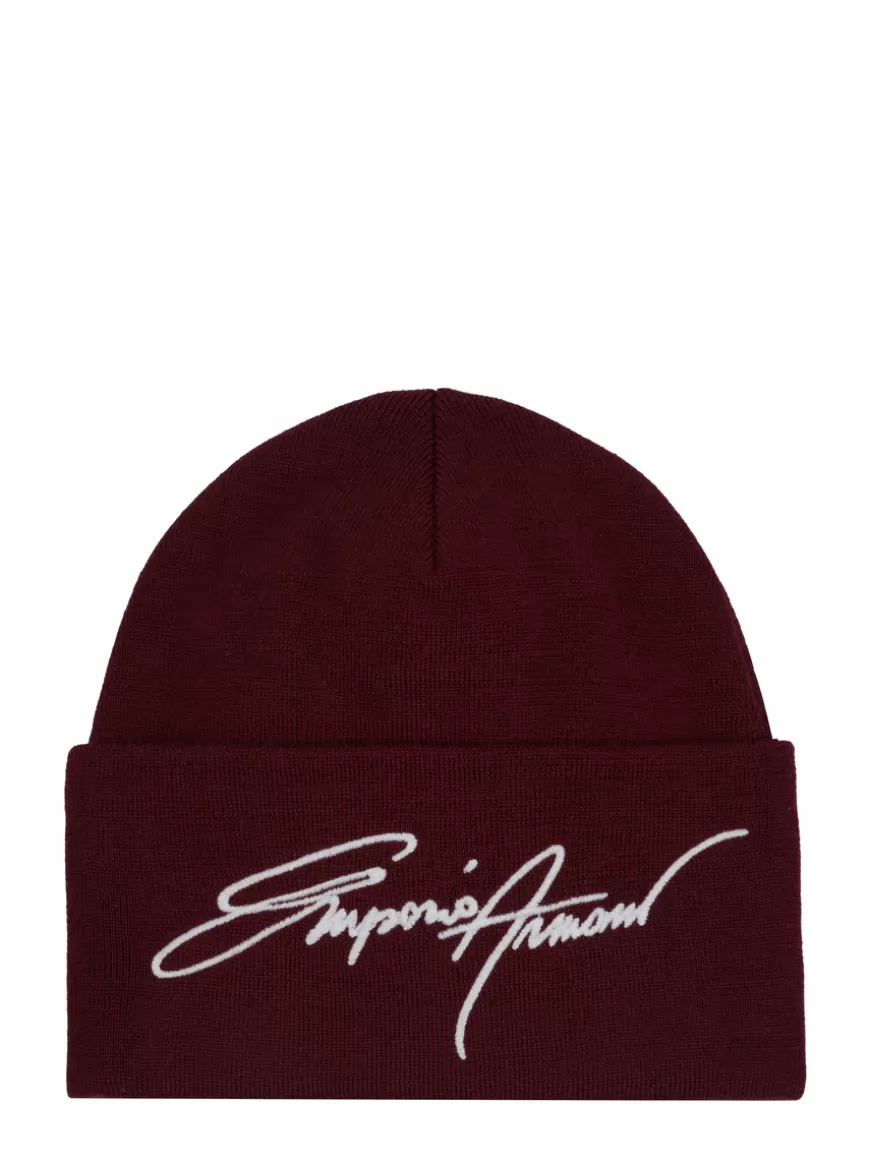 Emporio Armani Beanie Red Store