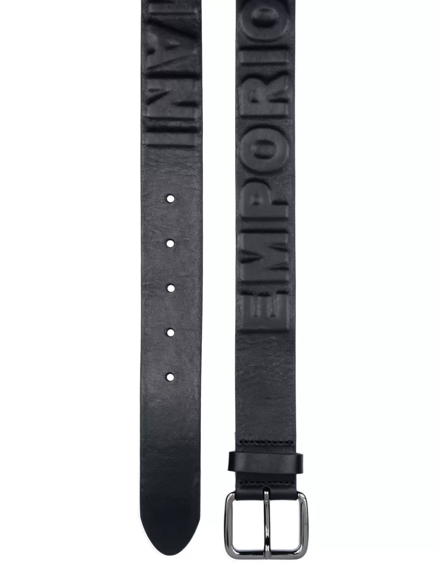 Emporio Armani Belt Black Shop