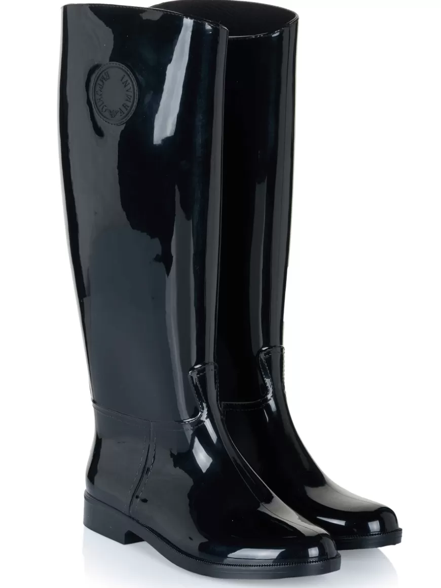 Emporio Armani boots Black Discount