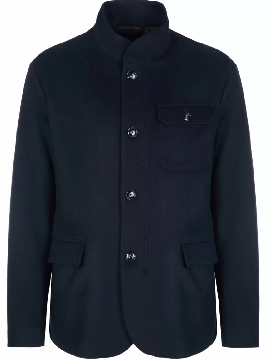 Emporio Armani Coat Black Store