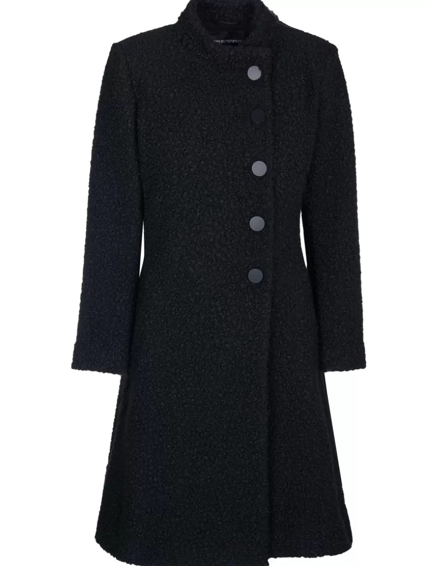 Emporio Armani Coat Black Hot