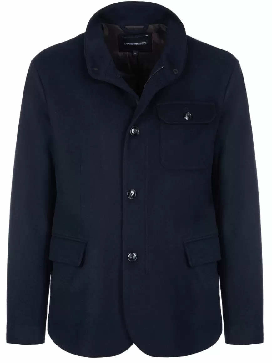 Emporio Armani Coat Black Store