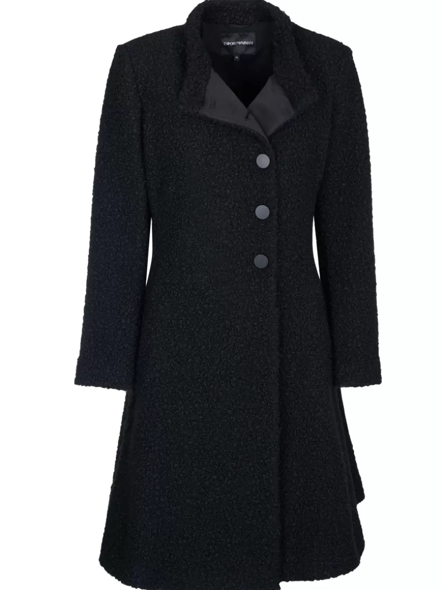 Emporio Armani Coat Black Hot