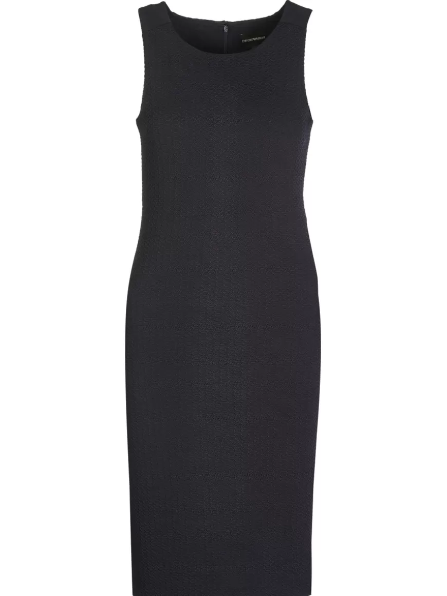 Emporio Armani Dress dark blue Darkblue Cheap