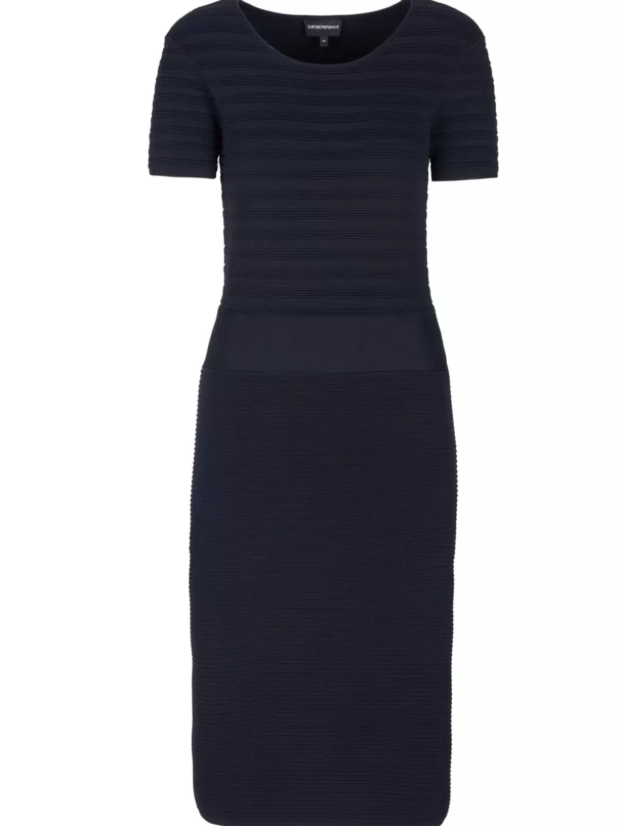 Emporio Armani Dress Navy Fashion