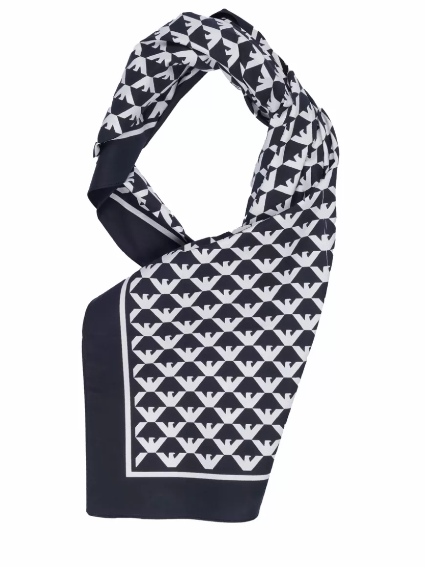 Emporio Armani Kerchief black & white Black&white Best Sale