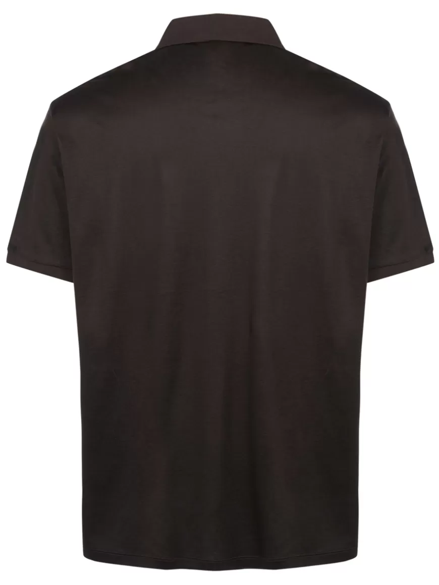 Emporio Armani Poloshirt Brown Clearance