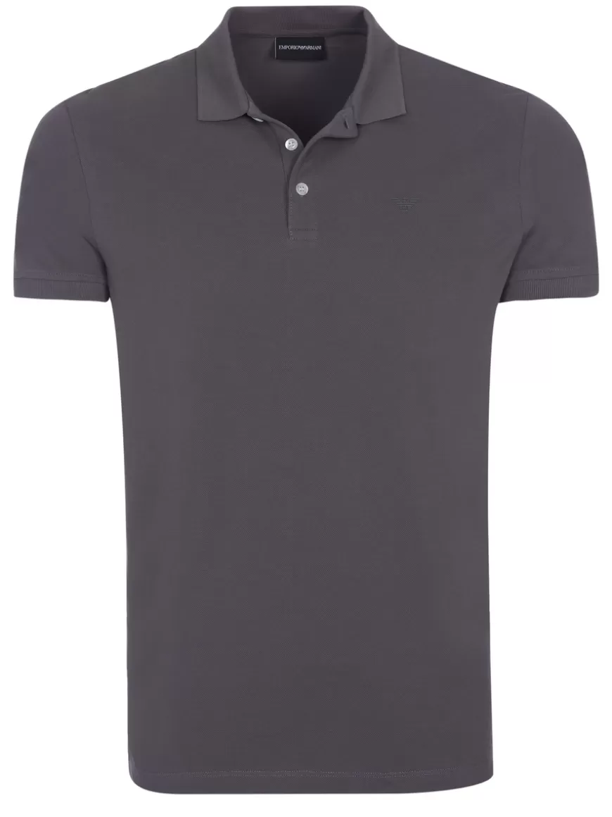 Emporio Armani Poloshirt Grey Discount