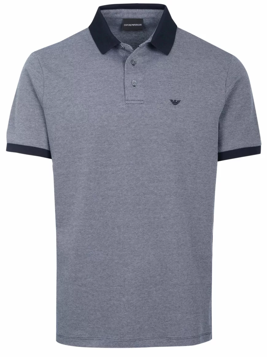 Emporio Armani Poloshirt Grey-blue Shop