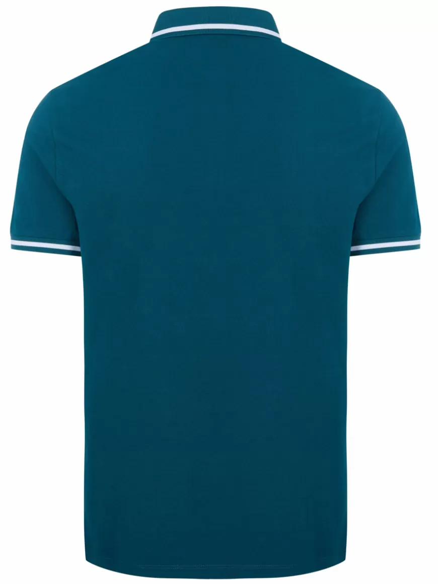 Emporio Armani Poloshirt Turquoise Clearance