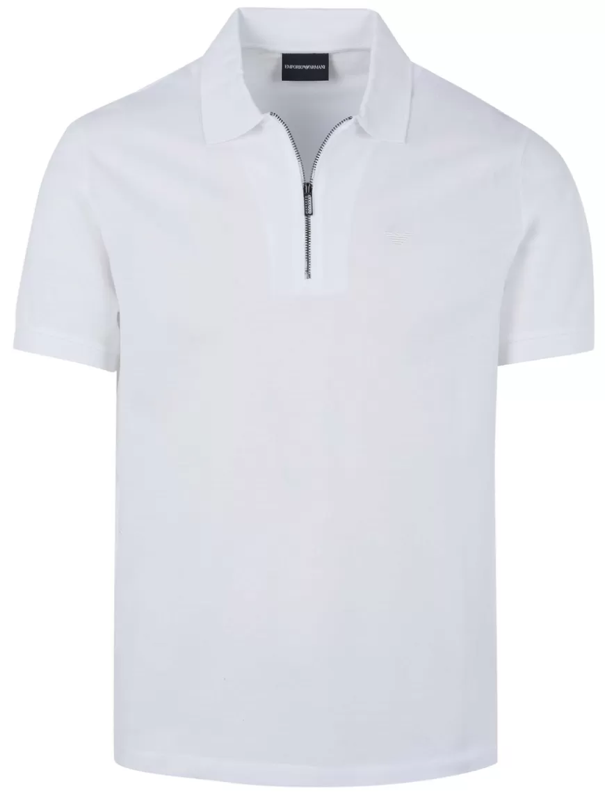 Emporio Armani Poloshirt White Cheap