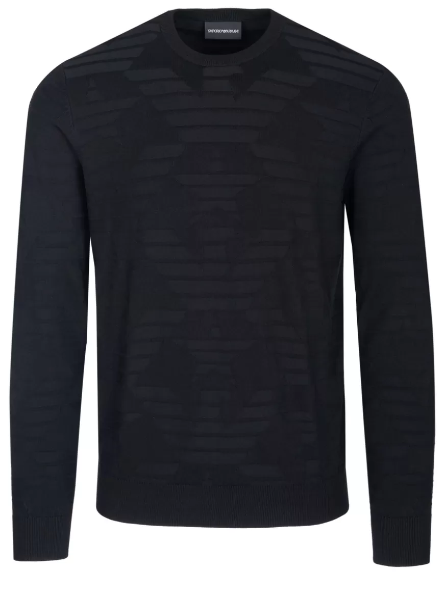 Emporio Armani Pullover Black Cheap