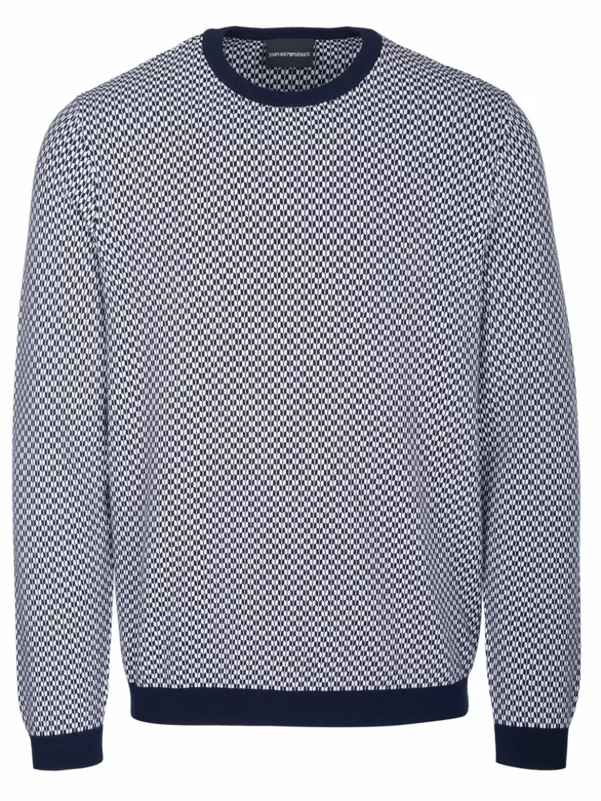 Emporio Armani Pullover Blue Cheap