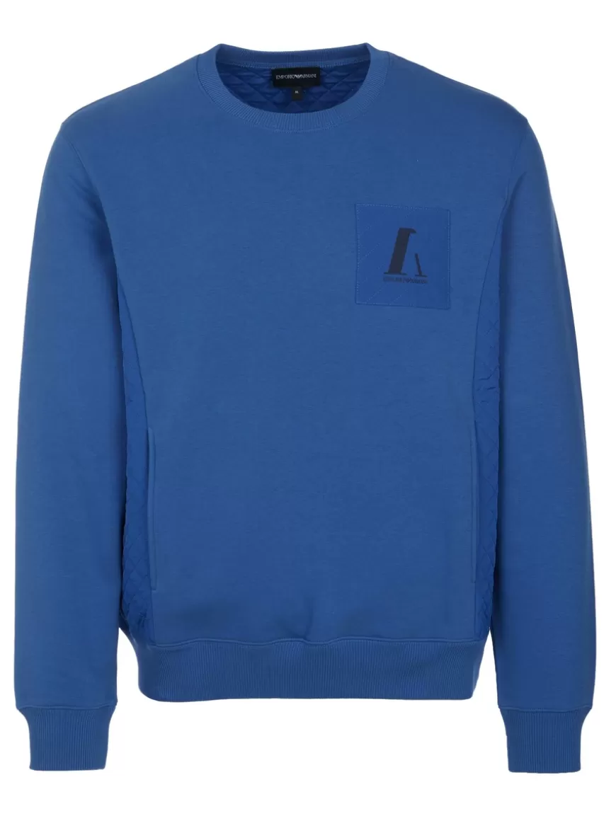 Emporio Armani Pullover Blue Outlet