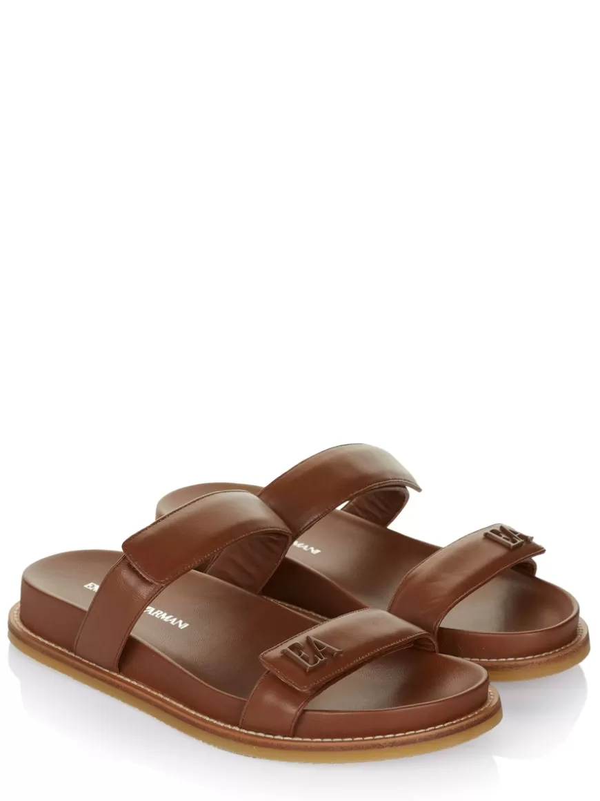 Emporio Armani Sandal Brown Hot