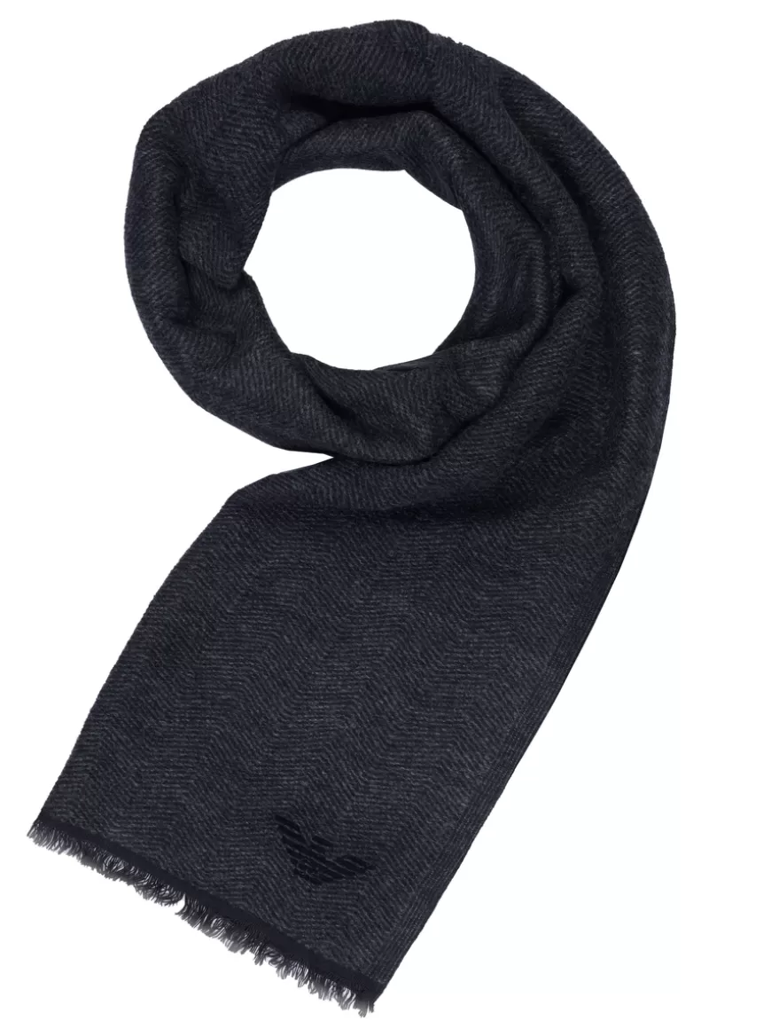 Emporio Armani Scarf Black Sale