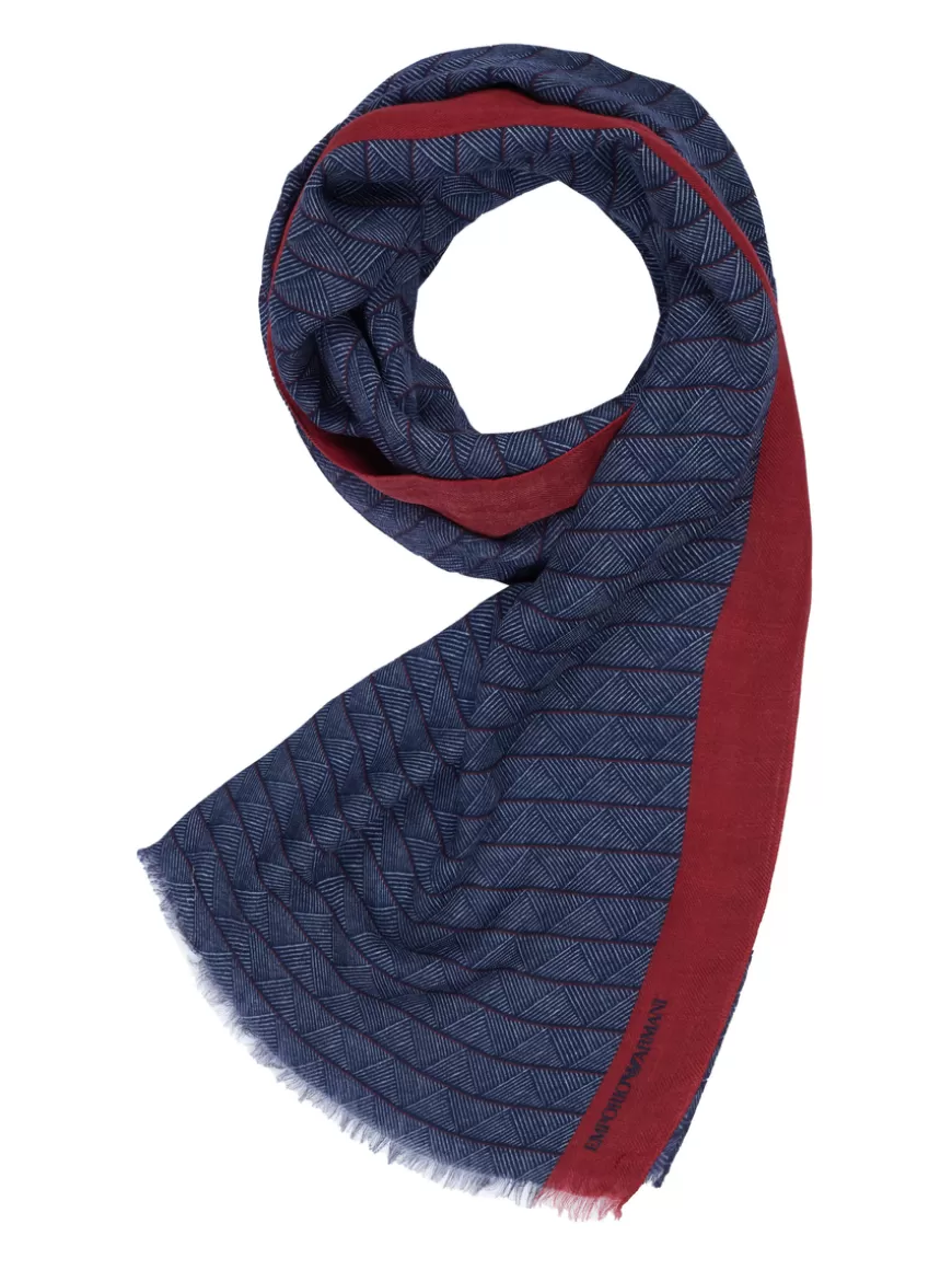 Emporio Armani Scarf Blue Fashion