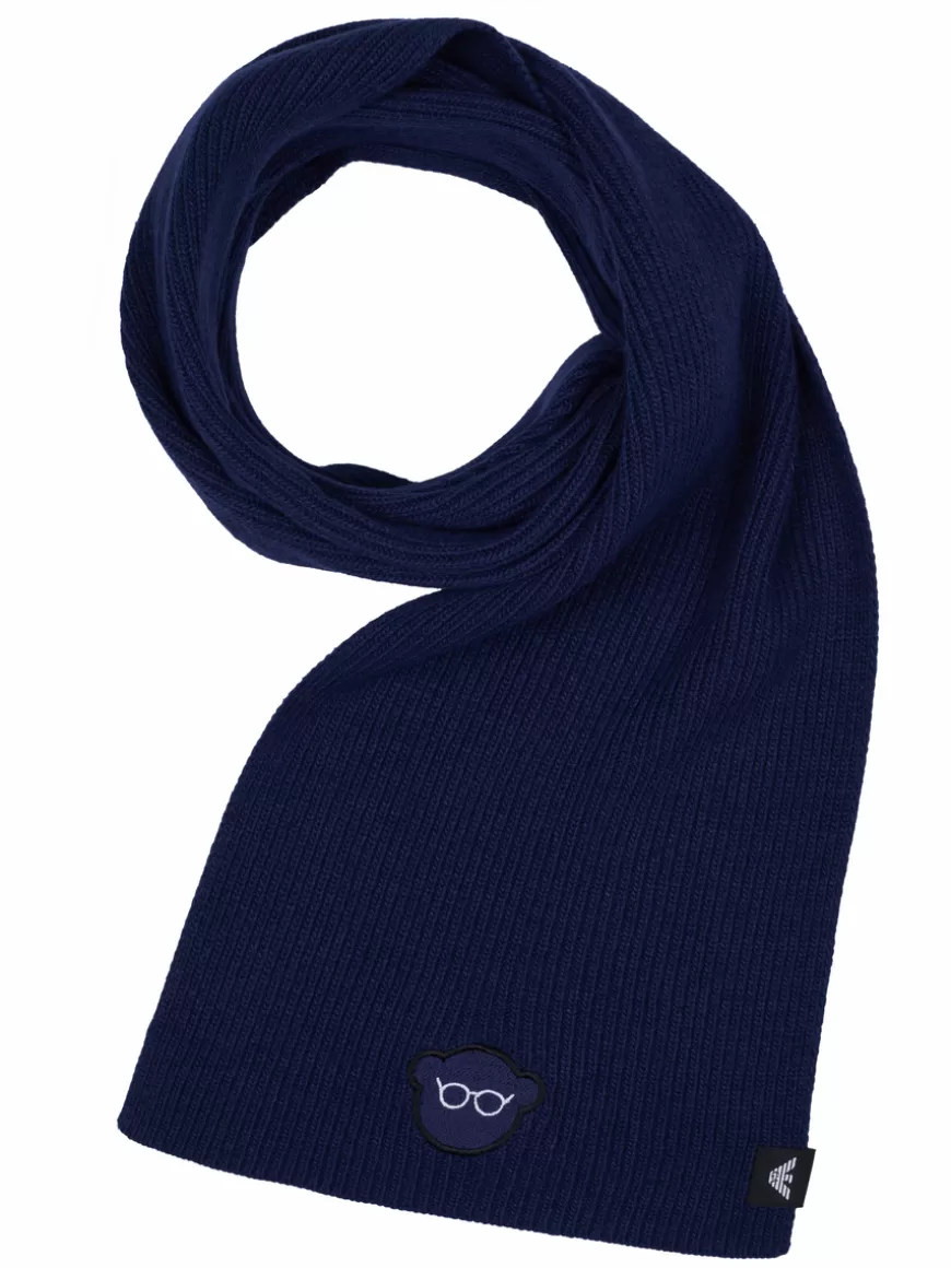 Emporio Armani Scarf Blue Cheap