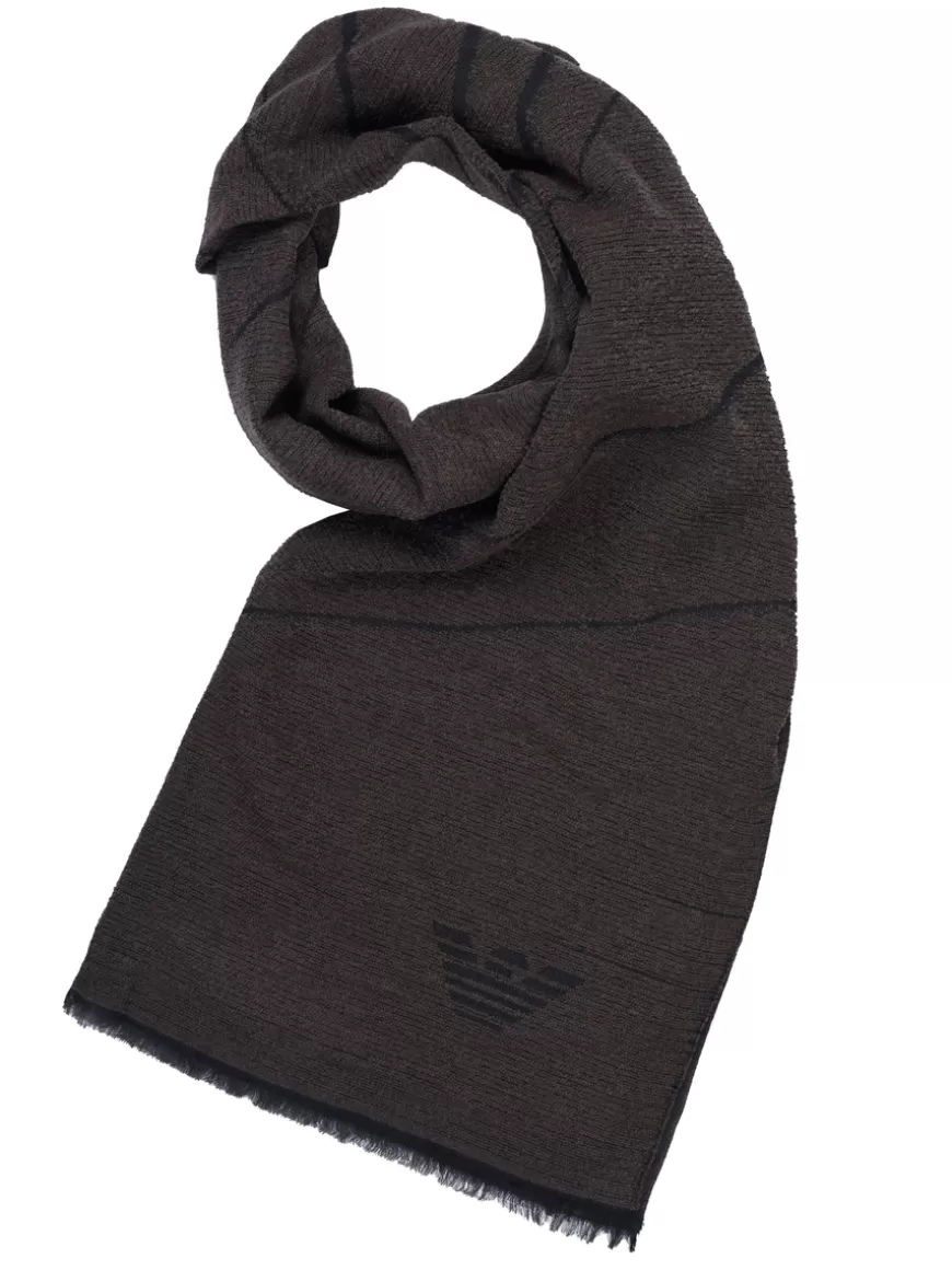 Emporio Armani Scarf Brown Flash Sale