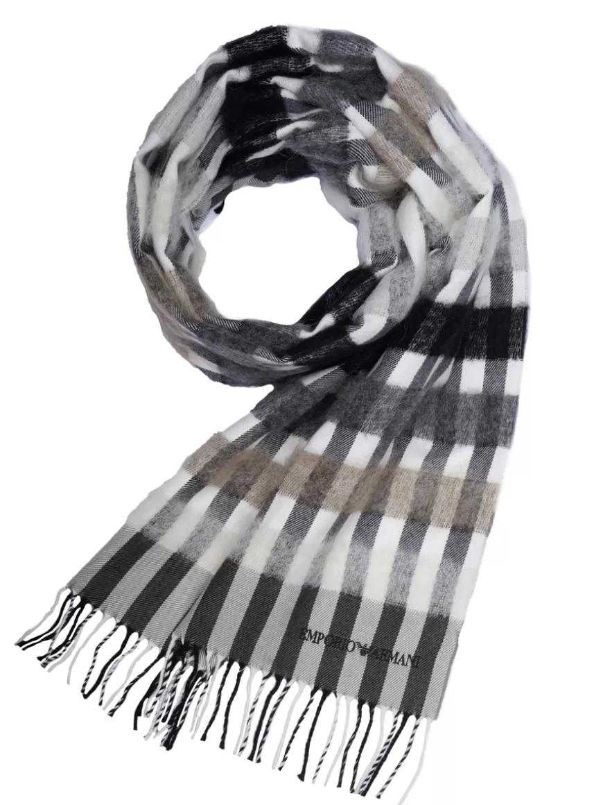 Emporio Armani Scarf Grey Discount