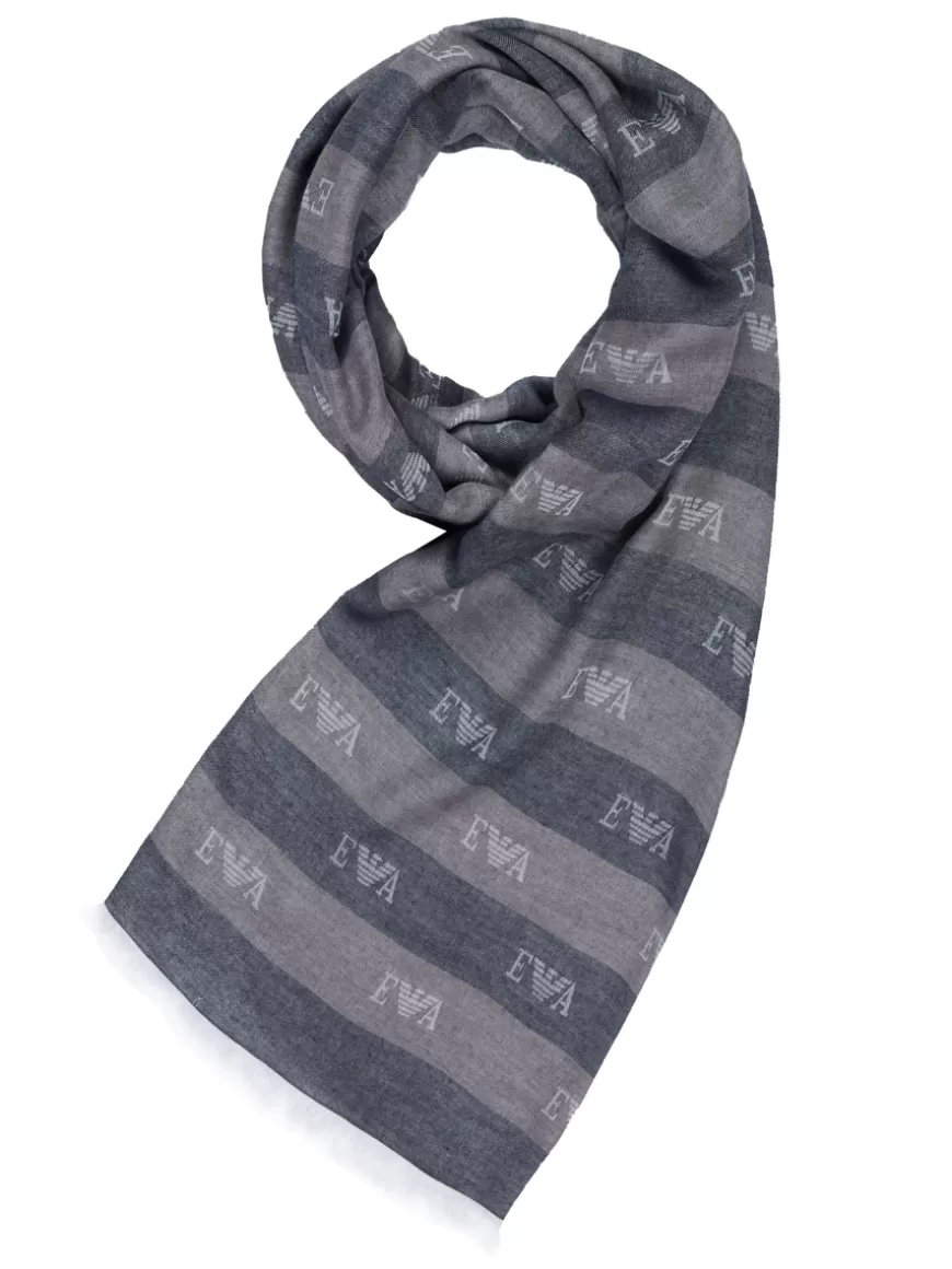 Emporio Armani Scarf Grey Cheap