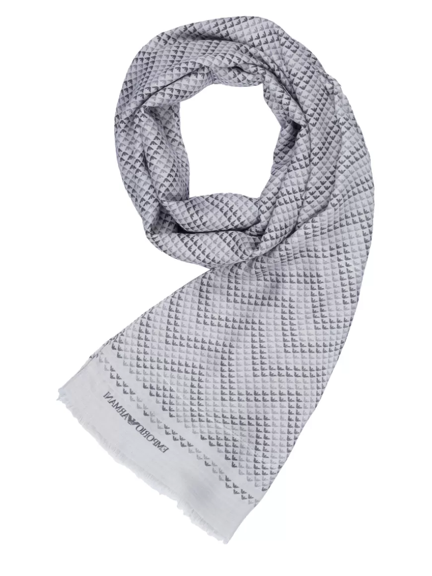 Emporio Armani Scarf Grey Online