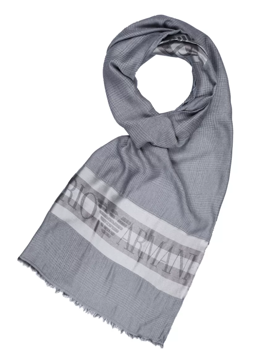 Emporio Armani Scarf Grey Online