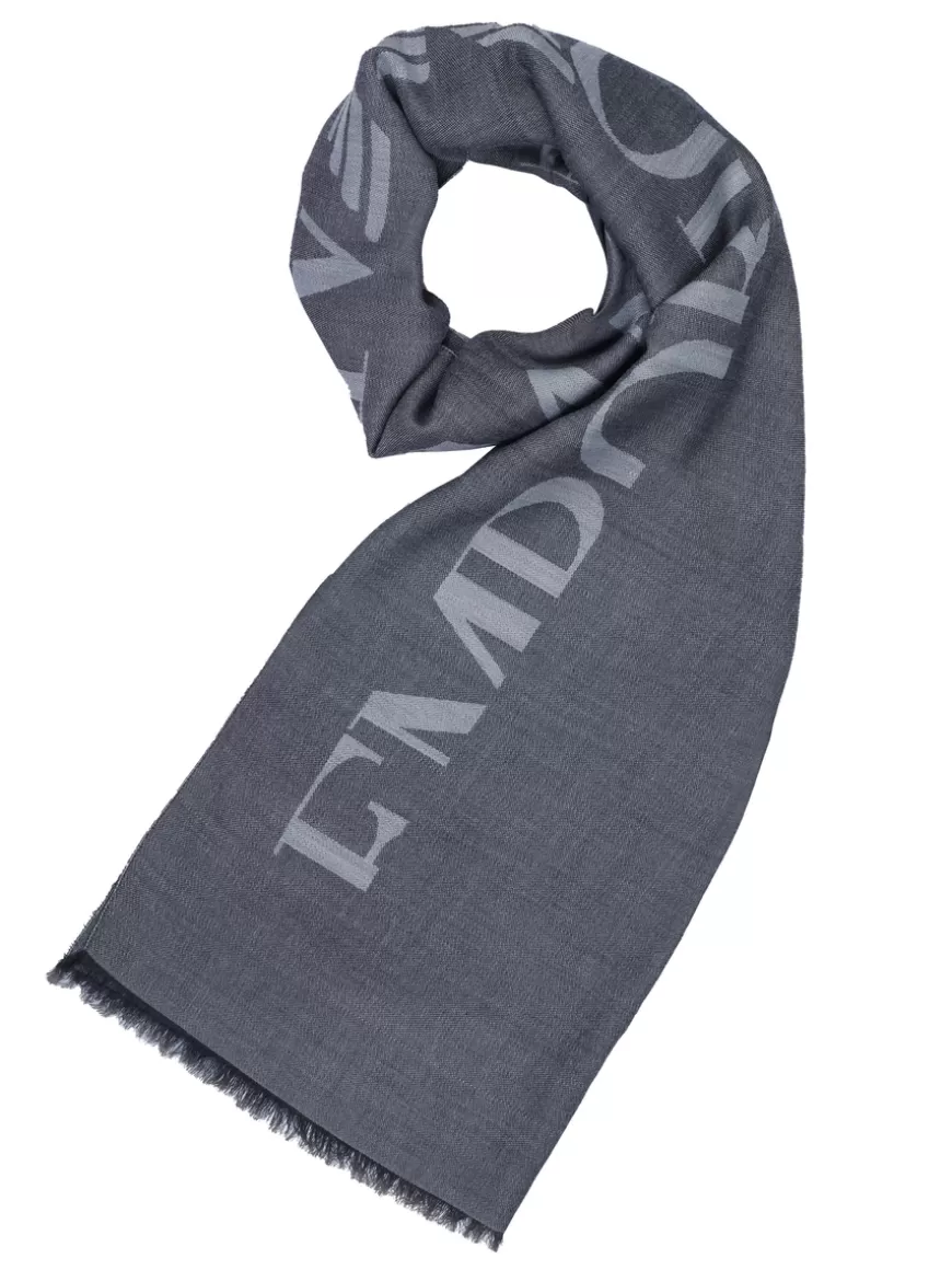 Emporio Armani Scarf Grey Best