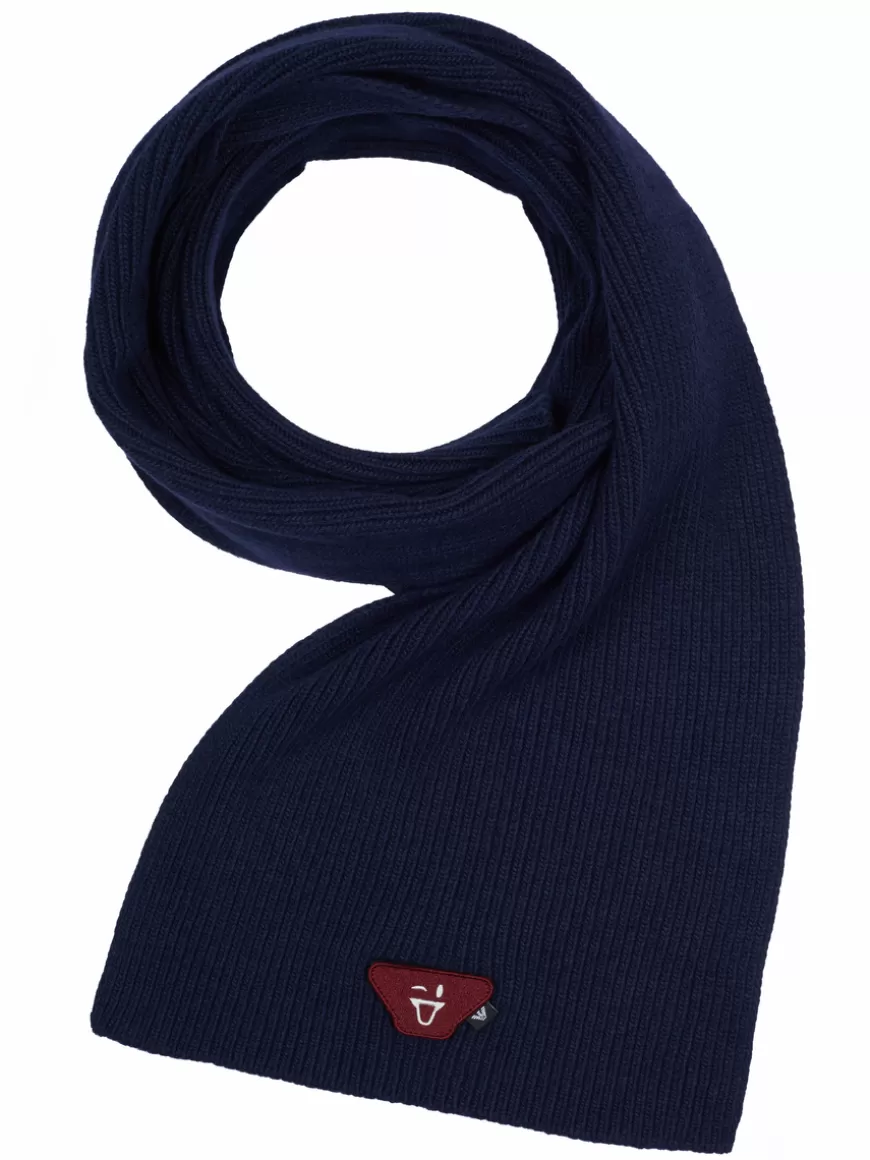 Emporio Armani Scarf Navy Discount