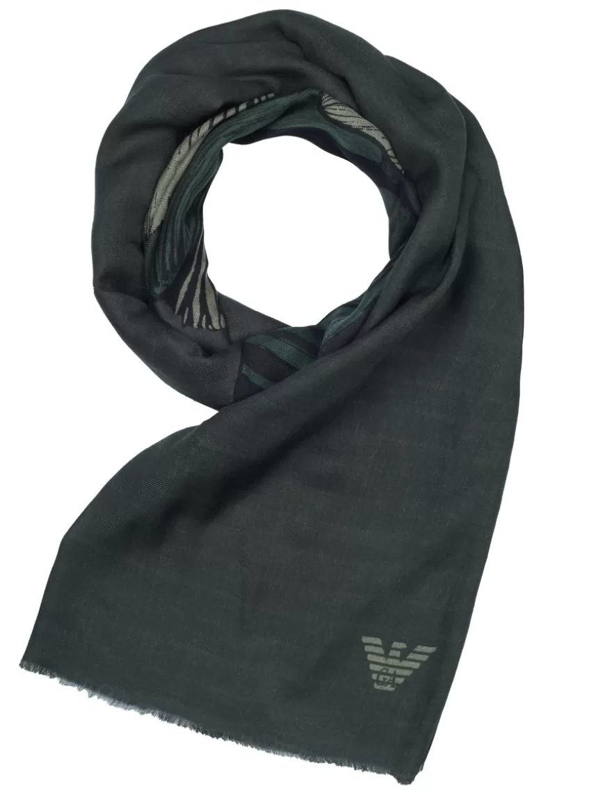 Emporio Armani Scarf Olive Cheap