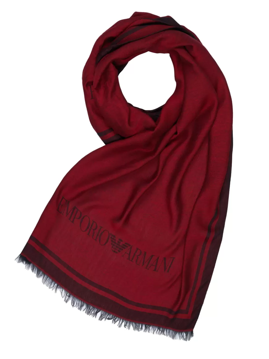 Emporio Armani Scarf Red Online