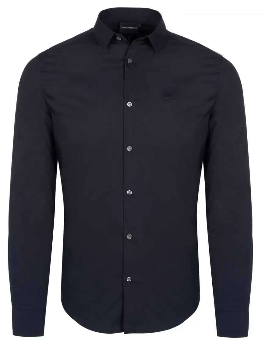 Emporio Armani Shirt Nightblue Flash Sale