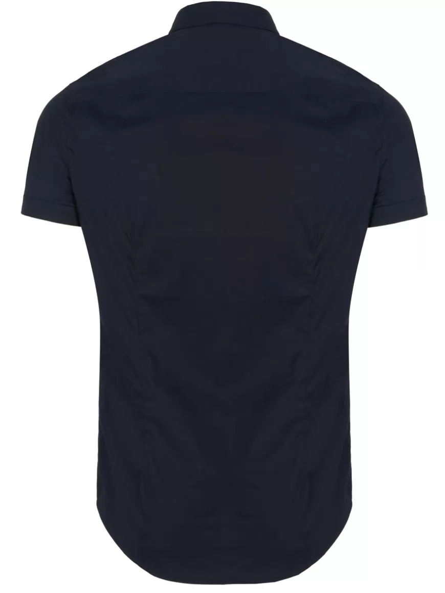 Emporio Armani Shirt Nightblue Flash Sale