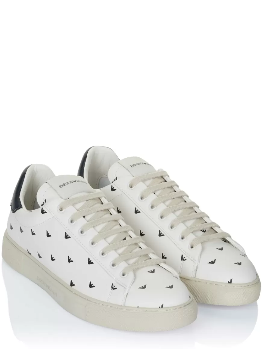 Emporio Armani Shoe White Clearance