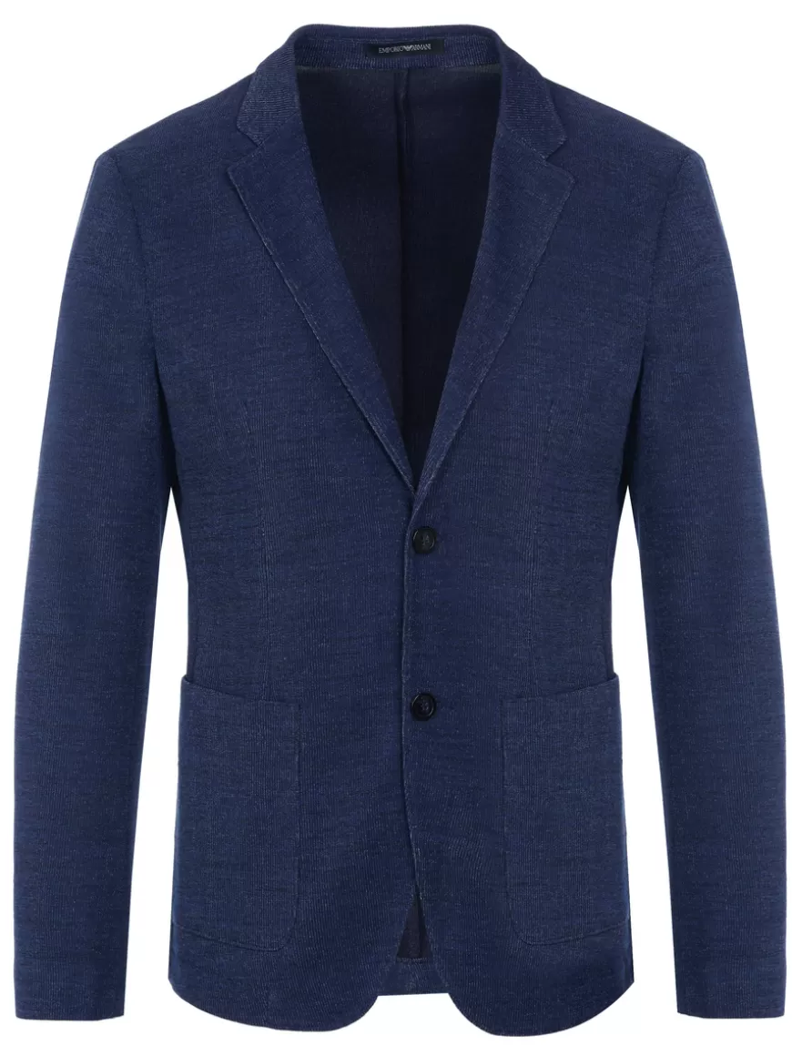 Emporio Armani Suit jacket Blue Discount