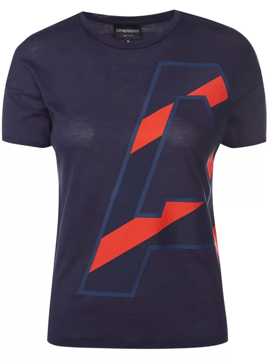 Emporio Armani Top Navy Fashion