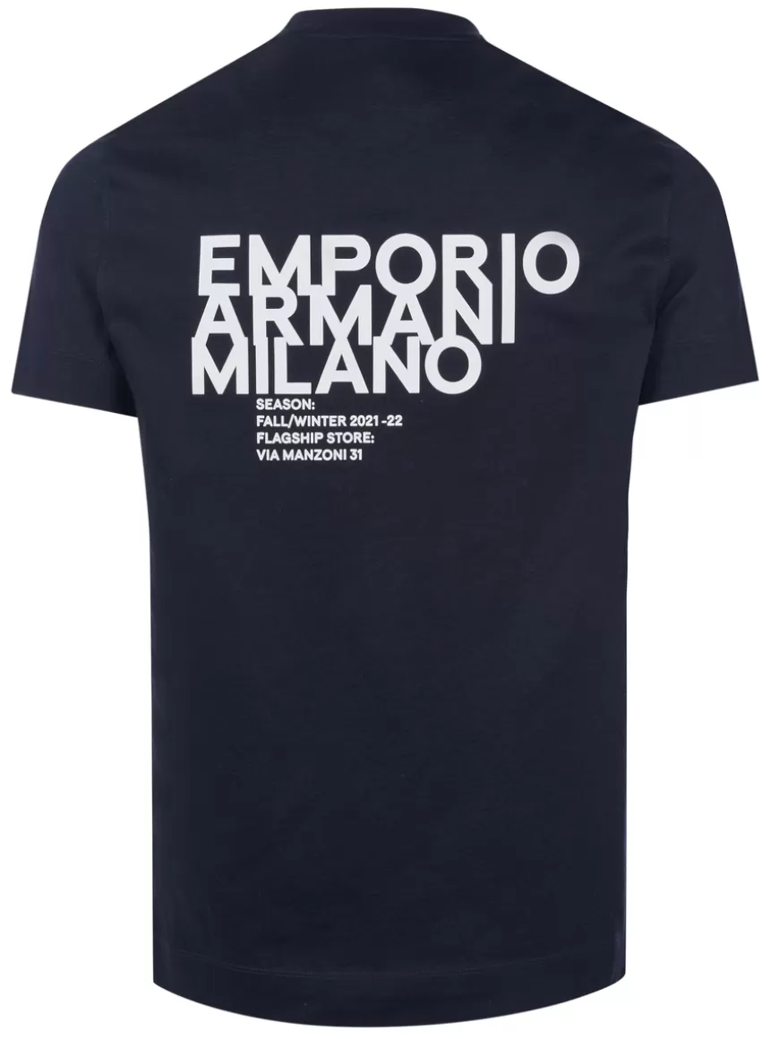 Emporio Armani T-shirt Navy Discount