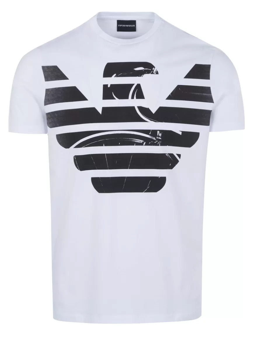 Emporio Armani T-shirt White Flash Sale