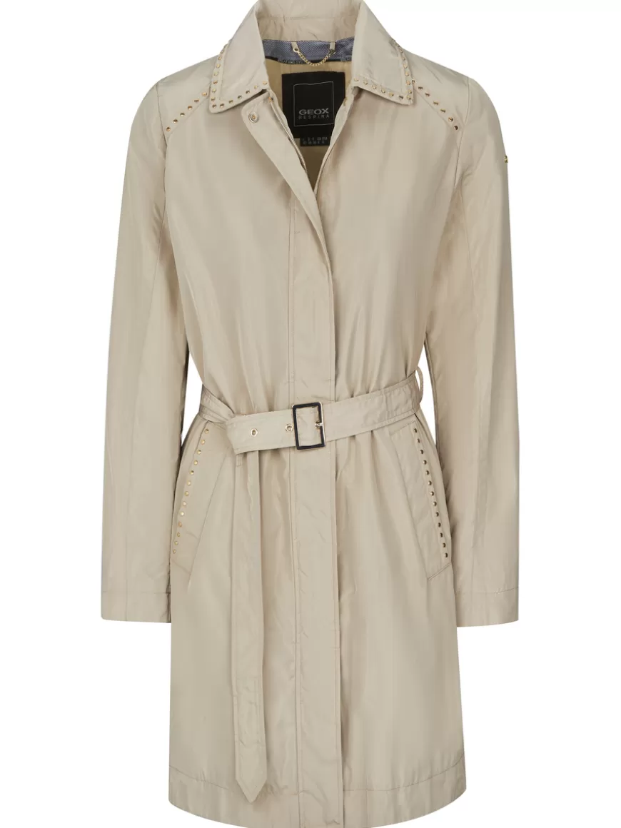 Geox Coat Beige Best Sale