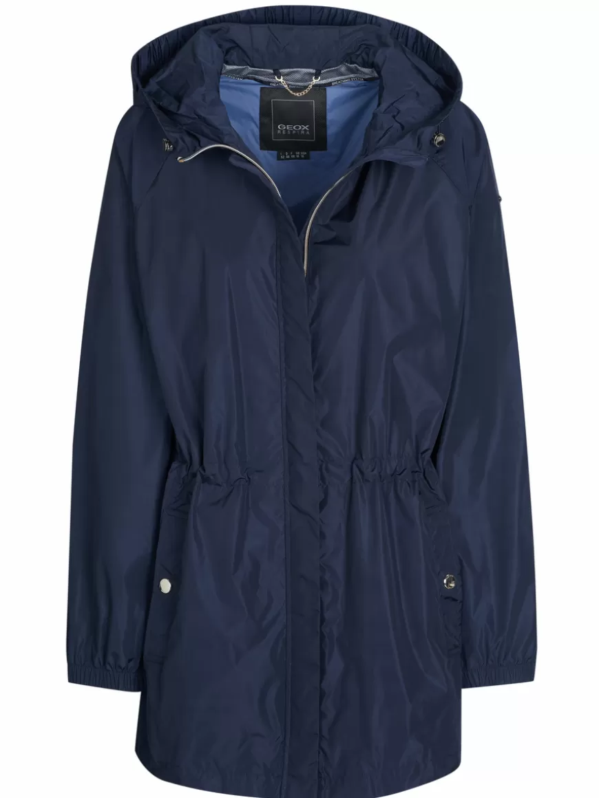 Geox Coat dark blue Darkblue Discount