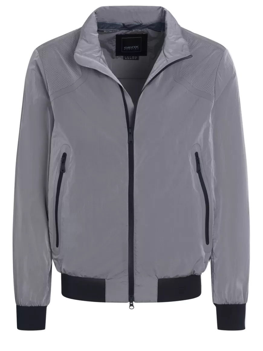 Geox Jacket Grey Discount