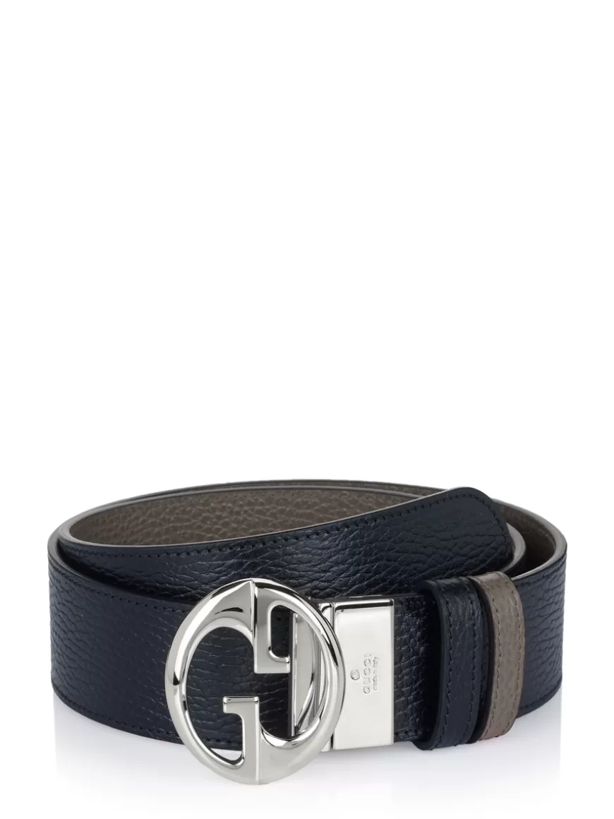 Gucci reversible belt Black-brown New