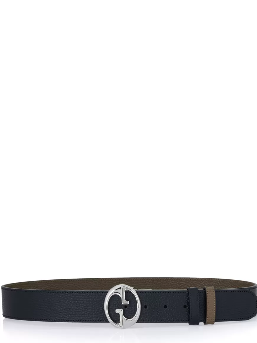 Gucci reversible belt Black-brown New