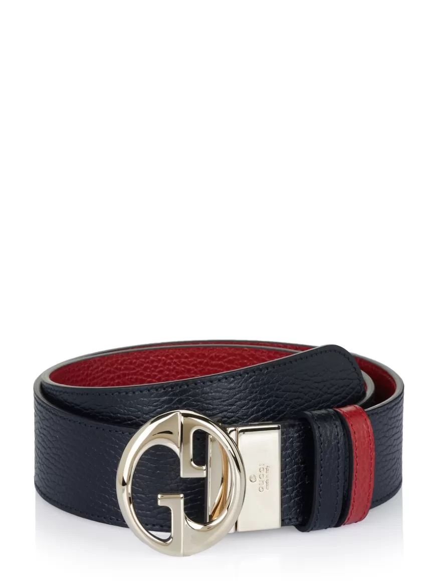 Gucci reversible belt black-red Black/red Best Sale